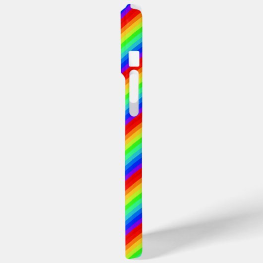 Regenbogenstreifen Case-Mate iPhone Hülle (Rückseite / Links)