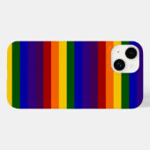 Regenbogenstreifen Case-Mate iPhone Hülle (Rückseite (Horizontal))