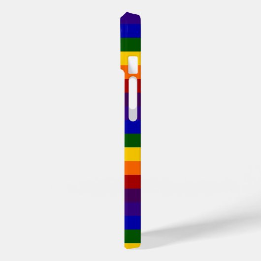 Regenbogenstreifen Case-Mate iPhone Hülle (Rückseite / Links)