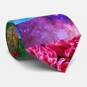 Regenbogenstreifen - Collage Krawatte (Gerollt)