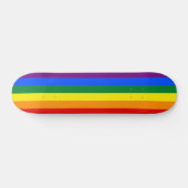 Regenbogenstreifen Custom Skateboard (Horizontal)