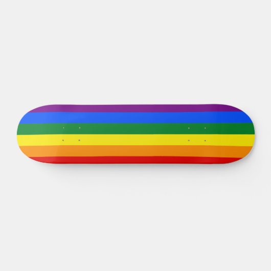 Regenbogenstreifen Custom Skateboard (Horizontal)