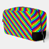 Regenbogenstreifen - Dopp-Kit Waschbeutel (Rechte Ecke)
