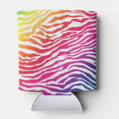 Regenbogenstreifen Dosenkühler (Rückseite)