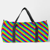 Regenbogenstreifen - Duffel-Beutel Duffle Bag (Vorderseite)
