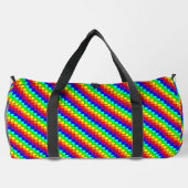 Regenbogenstreifen - Duffel-Beutel Duffle Bag (Rückseite)
