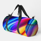 Regenbogenstreifen Duffle Bag (Rechte Ecke)