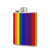 Regenbogenstreifen Flachmann (Links)