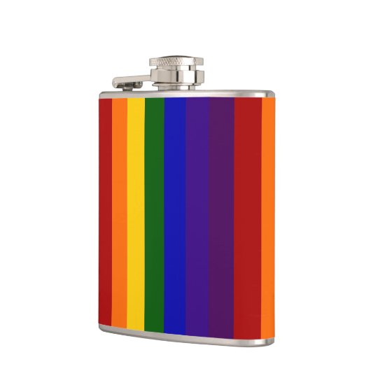 Regenbogenstreifen Flachmann (Links)