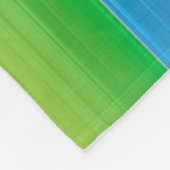 Regenbogenstreifen Fleecedecke (Ecke)