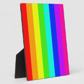 Regenbogenstreifen Fotoplatte (Seite)