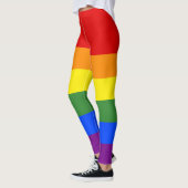 Regenbogenstreifen für LGBT Leggings (Links)