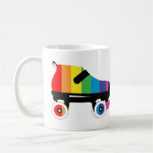Regenbogenstreifen für Roller-Skate Kaffeetasse (Links)