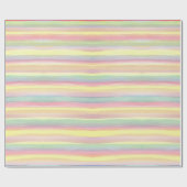 Regenbogenstreifen Geschenkpapier (Flach)