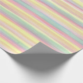 Regenbogenstreifen Geschenkpapier (Ecke)