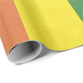 Regenbogenstreifen Geschenkpapier (Rolleneckpunkt)