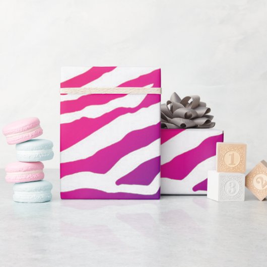 Regenbogenstreifen Geschenkpapier (Babyparty)