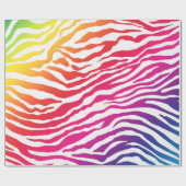 Regenbogenstreifen Geschenkpapier (Flach)