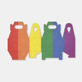 Regenbogenstreifen Geschenkschachtel (Ungefaltet)