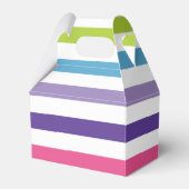 Regenbogenstreifen Geschenkschachtel (Vorderseite)