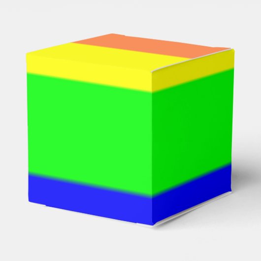 Regenbogenstreifen Geschenkschachtel (Rückseite)