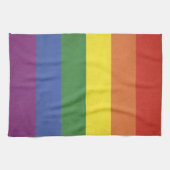 Regenbogenstreifen Geschirrtuch (Horizontal)