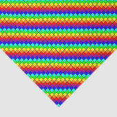 Regenbogenstreifen - Gewebepapier Seidenpapier (Ausschnitt)