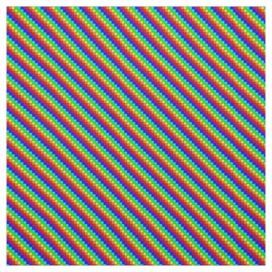 Regenbogenstreifen - Gewebt aus Baumwolle Stoff (Muster)