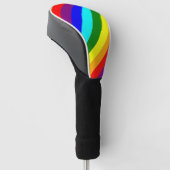 Regenbogenstreifen Golf Headcover (angewinkelt)