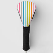 Regenbogenstreifen Golf Headcover (Vorderseite)