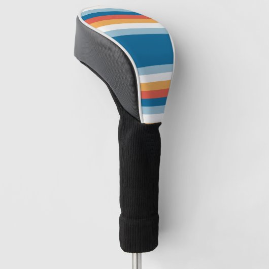 Regenbogenstreifen Golf Headcover (angewinkelt)