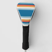 Regenbogenstreifen Golf Headcover (Vorderseite)