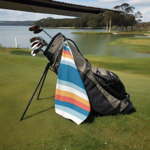 Regenbogenstreifen Golfhandtuch