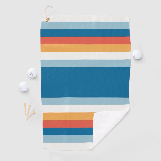 Regenbogenstreifen Golfhandtuch (Insitu)