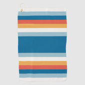 Regenbogenstreifen Golfhandtuch (Vorderseite)