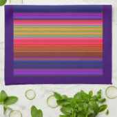 Regenbogenstreifen Handtuch (Gefaltet)