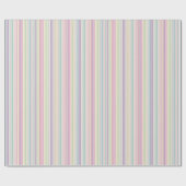 Regenbogenstreifen-Hintergrund Geschenkpapier (Flach)