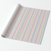 Regenbogenstreifen-Hintergrund Geschenkpapier (Ungerollt)