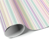Regenbogenstreifen-Hintergrund Geschenkpapier (Rolleneckpunkt)