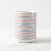 Regenbogenstreifen Hintergrund Kaffeetasse (Mittel)