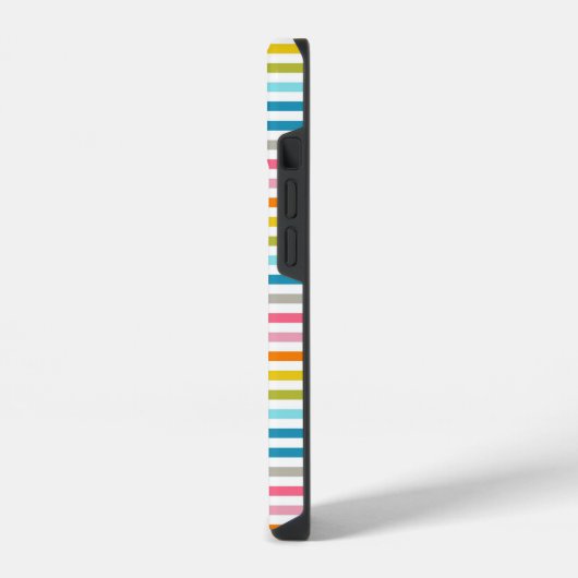 Regenbogenstreifen iPhone Hülle (Linke Seite)