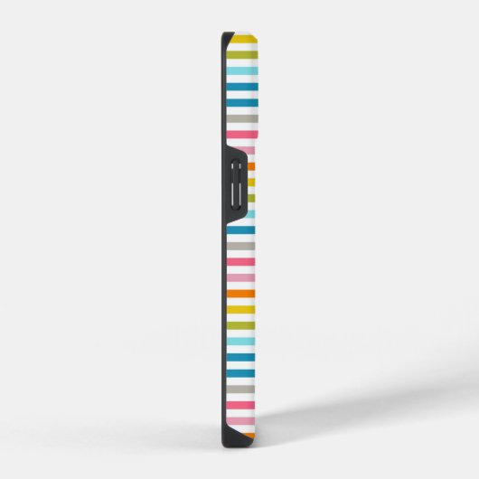 Regenbogenstreifen iPhone Hülle (Rechte Seite)