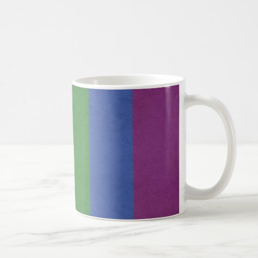 Regenbogenstreifen Kaffeetasse (Rechts)
