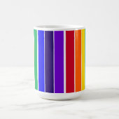 Regenbogenstreifen Kaffeetasse (Mittel)