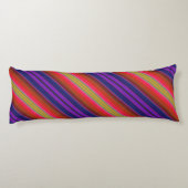 Regenbogenstreifen Kissen (Rückseite)
