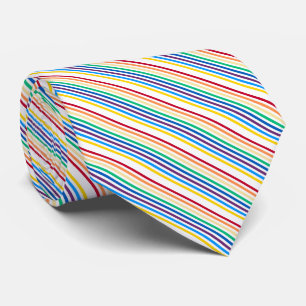 Regenbogenstreifen Krawatte