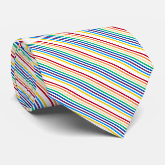 Regenbogenstreifen Krawatte