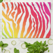 Regenbogenstreifen Küchentuch (Gefaltet)