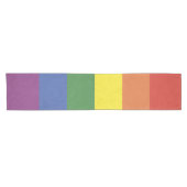 Regenbogenstreifen Kurzer Tischläufer (Horizontal)