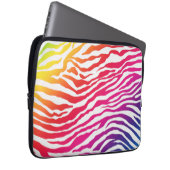 Regenbogenstreifen Laptopschutzhülle (Vorne Rechts)